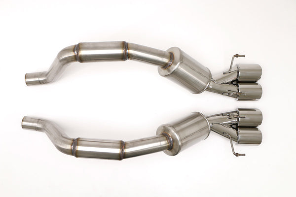 Billy Boat Exhaust: 2006-13 CHEVY C6 CORVETTE Z06 ZR1 BULLET AXLE BACK EXHAUST SYSTEM (ROUND OR OVAL TIPS)