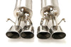 Billy Boat Exhaust: 2009-13 CHEVY C6 CORVETTE FUSION AXLE BACK EXHAUST SYSTEM FOR FACTORY NPP. INC GRAND SPORT. (OVAL TIPS)