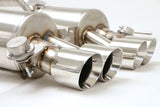 Billy Boat Exhaust: 2014-19 CHEVY C7 CORVETTE -- FUSION GEN. 3 AXLE BACK EXHAUST SYSTEM WITH RETRO KIT (NON-NPP CAR) (ROUND TIPS)