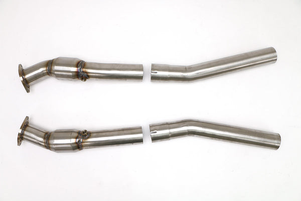 Billy Boat Exhaust: 2004-07 CADILLAC CTS-V FRONT PIPES WITH HIGH FLOW CATS