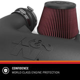 63-3081 K&N PERFORMANCE AIR INTAKE SYSTEM 2014-19 CHEVROLET CORVETTE V8-6.2L F/I