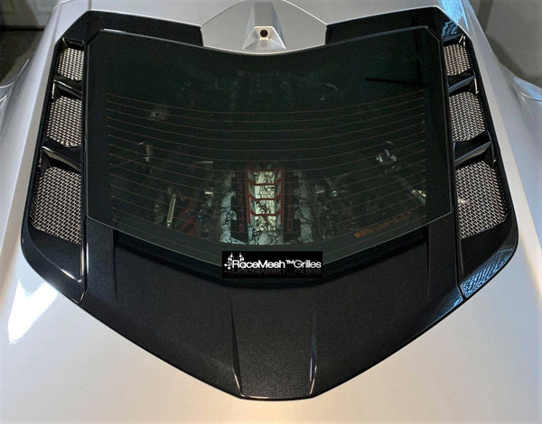 RaceMesh: CHEVY C8 Corvette Stingray ( 2020 - Up ) Engine Bay Set INSERTS