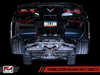 AWE: 2014-20 Chevrolet C7 Corvette Stingray|Z51|Grand Sport - Touring Edition Axleback Exhaust (Diamond Black Tips)