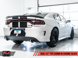 AWE: 2015-21 Dodge Charger 6.4 - Touring Edition Exhaust Resonated (Chrome Silver Tips)