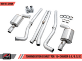 AWE: 2015-21 Dodge Charger 6.4 - Touring Edition Exhaust Non-Resonated (Chrome Silver Tips)