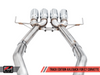 AWE: 2014-2020 Chevrolet C7 Corvette Stingray|Z51|Grand Sport - Track Edition Axleback Exhaust (Diamond Black Tips)