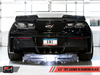AWE: 2014-20 Chevrolet C7 Corvette Stingray|Z51|Grand Sport - Touring Edition Valveback Exhaust (Diamond Black Tips)