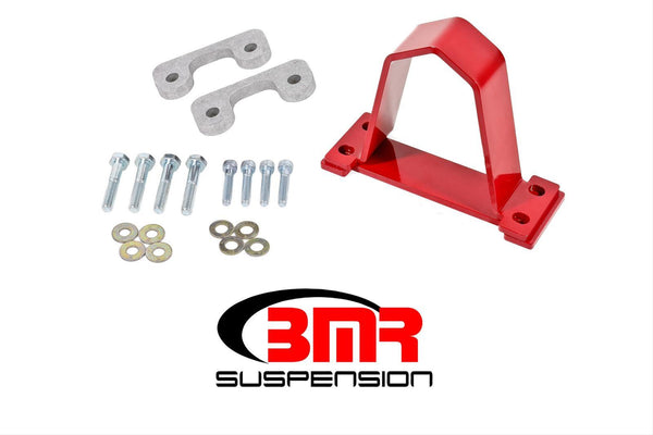 BMR: 2016-2018 Chevrolet Camaro Driveshaft safety loop, front (Red)