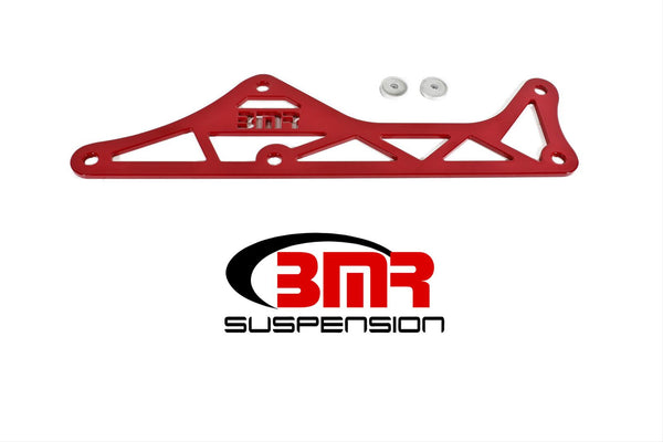 BMR:  2016-2018 Chevy Camaro Driveshaft tunnel brace, steel (Red)