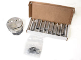 BTR:  PISTON SET - 4.000" BORE - 3.622" STROKE - 6.125" ROD - 12CC DOME - BTRP364125DM12-8