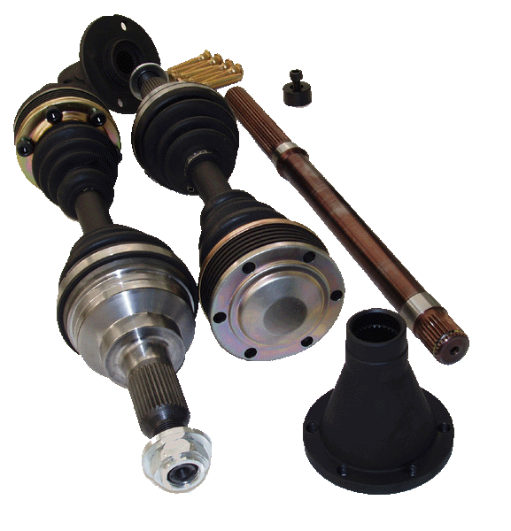 Driveshaft Shop: HONDA Civic / CRX EF B-Series Pro-Level Axle/Hub/28 spline Intermediate Bar Kit