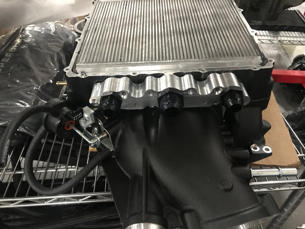 WEAPON-X: 2650 Edelbrock Supercharger Cooling Manifold Adapter
