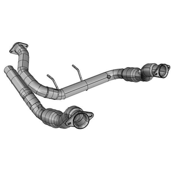 Kooks Headers & Exhaust: 2017+ FORD F-150 RAPTOR GREEN CATTED 3