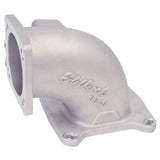 Edelbrock Throttle Body Intake Elbow #3849 High Flow, 90mm Opening, Satin Finish