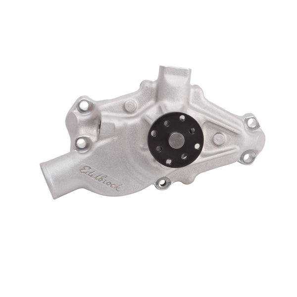 Edelbrock Water Pump for Small-Block 1971-82 Corvettes in Satin Finish (Short)