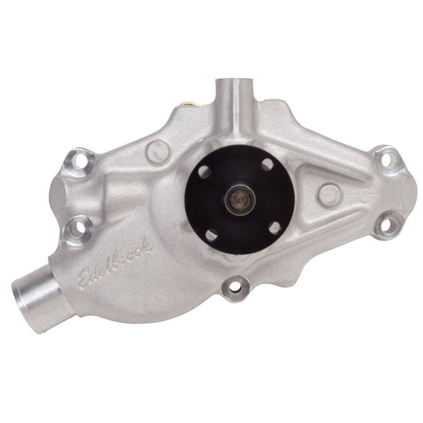 Edelbrock Water Pump for Small-Block 1984-91 350 c.i.d. Corvettes in Satin Finish (Short)