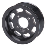 Edelbrock Competition Supercharger Pulley 4.125 in. 10-Rib Black Anodized