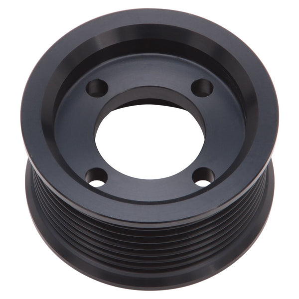 Edelbrock Competition Supercharger Pulley 2.750 in. 8-Rib, Black Anodized