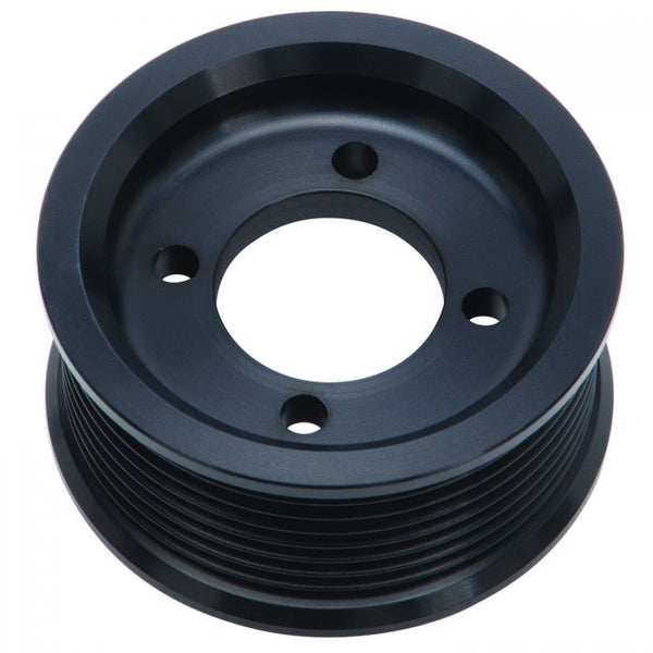 Edelbrock Competition Supercharger Pulley 3.00 in. 8-Rib, Black Anodized