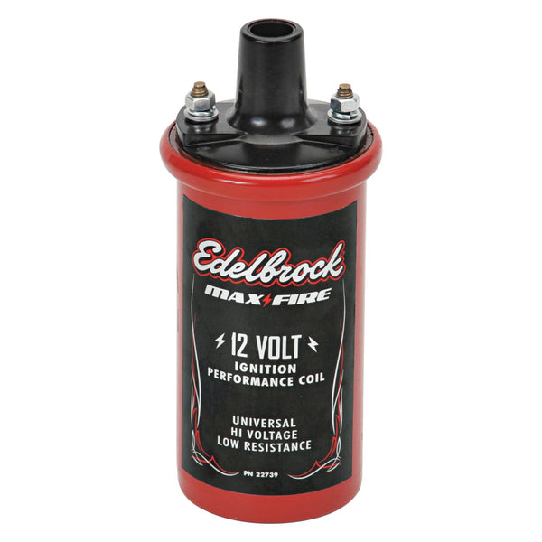 Edelbrock Ignition Coil #22739 12V Cannister Style, 1.4 Ohm Primary Resistance