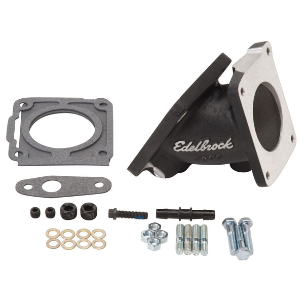 Edelbrock Fuel Injection Throttle Body Adapter #38353 For Ford Small-Block Windsor