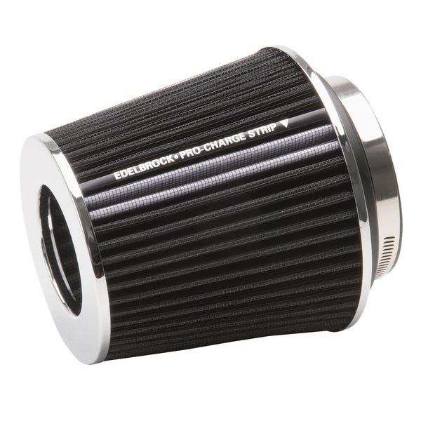 Edelbrock Pro-Flo Universal Black Medium Conical Air Filter with 3