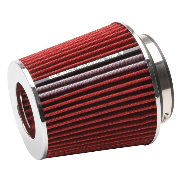 Edelbrock Pro-Flo Universal Red Medium Conical Air Filter with 3