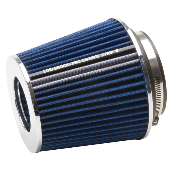 Edelbrock Pro-Flo Universal Blue Medium Conical Air Filter with 3