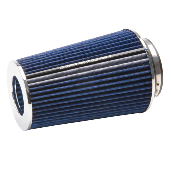 Edelbrock Pro-Flo Universal Blue Tall Conical Air Filter with 3