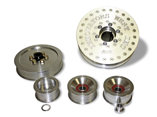 Innovators West: 2010 - 2012 Gen 5 Camaro 8 Rib Drive Conversion Kit with Std. Dia. Balancer