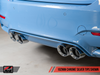 AWE: 2015-18 BMW M3 3.0T - Resonated Track Edition Exhaust (Chrome Silver Tips 102mm)