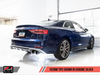 AWE: 2017-2020 Audi B9 S5 Coupe - Touring Edition Exhaust System (Chrome Silver 102mm Tips)