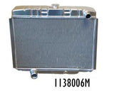 DeWitts: 1967-70 Mustang TR/BL 24" core, 428 BB, man Aluminum 2 row 1" tube