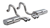 Corsa Performance 1997-2004 C5/ C5 Z06 Chevrolet Corvette 2.5" Dual Rear Exit Axle-Back Exhaust System with Twin 3.5" Tips (14111) Sport Sound Level