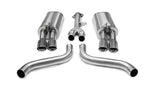 Corsa Performance 1986-1991 Chevrolet Corvette C4 5.7L V8 L98 *L98 engine ONLY 2.5" Dual Rear Exit Cat-Back Exhaust System with Twin 3.5" Tips (14115) Sport Sound Level