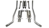 Corsa Performance 2004-2008 Cadillac CTS-V 5.7L, 6.0L V8, 2.5" Dual Rear Exit Cat-Back Exhaust System with 4.0" Tips (14155) Sport Sound Level