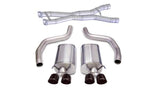 Corsa Performance 2012-2013 C6 Chevrolet Corvette Z06, ZR1, 3.0" Dual Rear Exit Cat-Back Exhaust System with Twin 4.0" Tips (14164CB3) Sport Sound Level