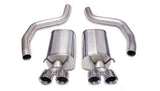 Corsa Performance 2006-2013 C6 Chevrolet Corvette Z06, ZR1 3.0" Dual Rear Exit Axle-Back Exhaust System with Twin 4.0" Tips (14164) Sport Sound Level