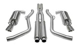 Corsa Performance 2005-2010 Dodge Charger, Chrysler 300 SRT8, 6.1L V8, 2.75" Dual Rear Exit Cat-Back Exhaust System with 4.0" Tips (14178) Sport Sound Level
