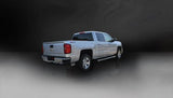 Corsa Performance 2014-2019 Chevrolet Silverado, GMC Sierra, 5.3L V8, 3.0" Single Side Exit Catback Exhaust System with Twin 4.0" Tip (14874) Sport Sound Level