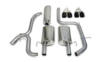 Corsa Performance: 2000-2005 Chevrolet Impala V6, 2.5" Dual Rear Exit Cat-Back Exhaust System with Twin 3.5" Tips (14180) Touring Sound Level