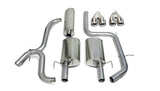 Corsa Performance: 2000-2005 Chevrolet Impala V6, 2.5" Dual Rear Exit Cat-Back Exhaust System with Twin 3.5" Tips (14180) Touring Sound Level