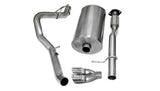 Corsa Performance 2007-2008, Avalanche, Suburban, Yukon XL 5.3L, 6.0L V8, 3.0" Single Side Exit Cat-Back Exhaust System with Twin 4.0" Tip (14246) Sport Sound Level
