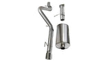 Corsa Performance 2006-2008 Chevrolet Trailblazer SS 6.0L V8, 3.0" Single Rear Exit Cat-Back Exhaust System with Single 4.0" Tip (14256) Sport Sound Level