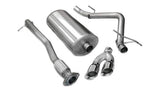 Corsa Performance 2007-2008 Chevrolet Silverado, GMC Sierra 4.8L, 5.3L, 6.0L V8, 3.0" Single Side Exit Catback Exhaust System with Twin 4" Tips (14259) Sport Sound Level