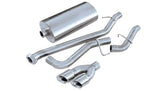 Corsa Performance 1999-2006 Silverado, Sierra, 4.8L, 5.3L V8, 3.0" Single Side Exit Cat-Back Exhaust System with Twin 4.0" Tip (14261) Sport Sound Level