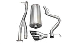 Corsa Performance 2003-2007 Silverado SS, 6.0L V8, 3.0" Single Side Exit Cat-Back Exhaust System with Twin 4.0" Tip (14279) Sport Sound Level