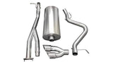 Corsa Performance 2003-2007 Silverado SS, 6.0L V8, 3.0" Single Side Exit Cat-Back Exhaust System with Twin 4.0" Tip (14279) Sport Sound Level