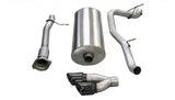 Corsa Performance 2007-2010 Yukon Denali XL, Escalade EXT, ESV, 6.2L V8, 3.0" Single Side Exit Cat-Back Exhaust System with Twin 4.0" Tip (14298) Sport Sound Level