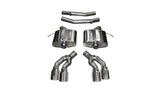 Corsa Performance 2016-2019 Cadillac CTS-V 6.2L V8, 2.75" Dual Rear Exit Axle-Back Exhaust System with Twin 4.0" Tips (14357) Sport Sound Level